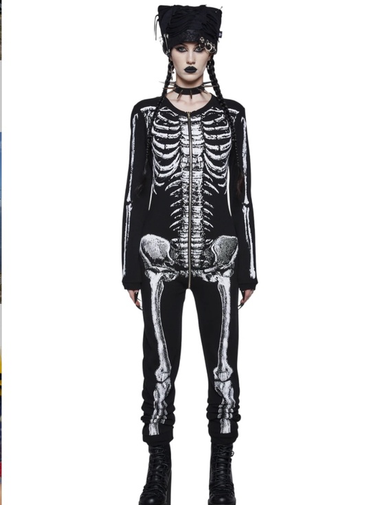 Dolls Kill Pants - New with Tags Dolls Kill Lazy Bones Thermal Onesie Jumpsuit